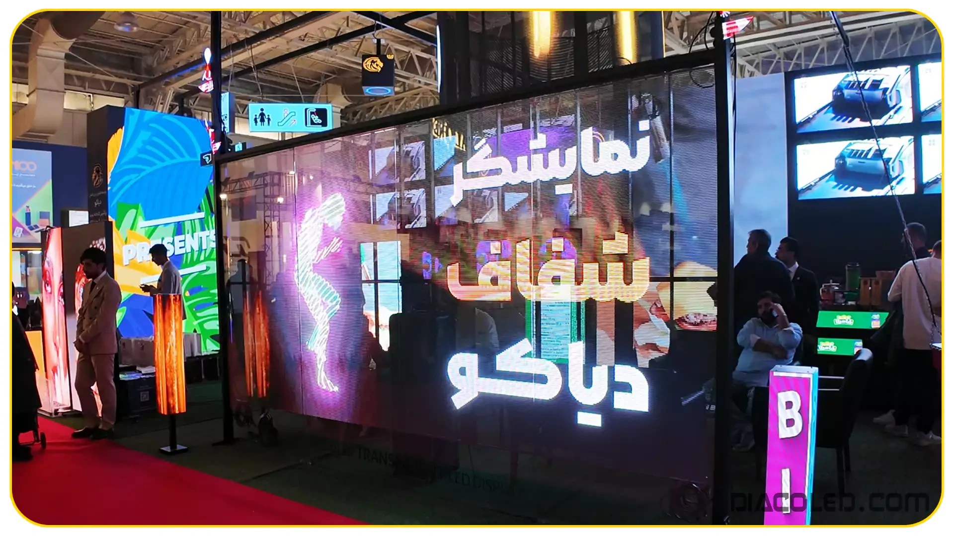 نمایشگر شفاف LED