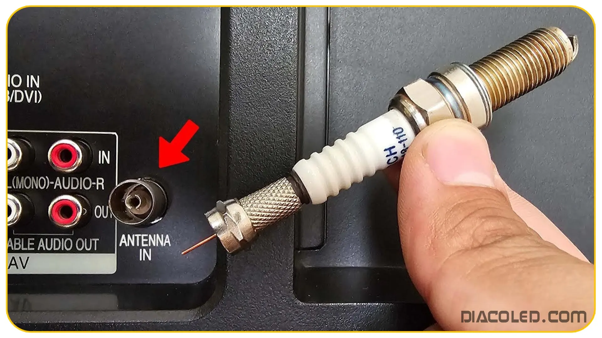 پورت آنتن یا Coaxial تلویزیون