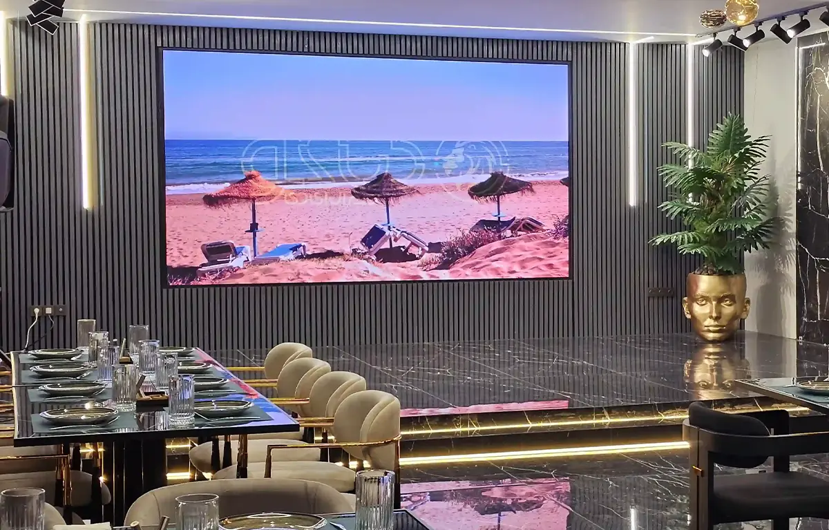 ویدئو وال رستوران