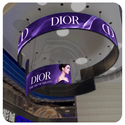 عکس نمایشگر LED منعطف