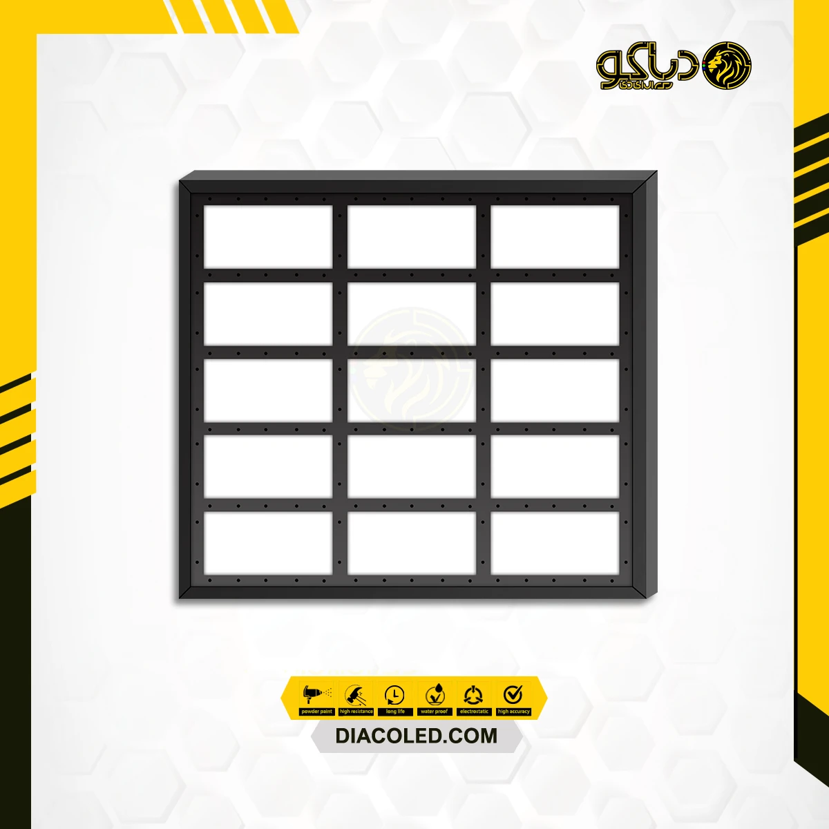 قاب تابلو روان دو طرفه3*5