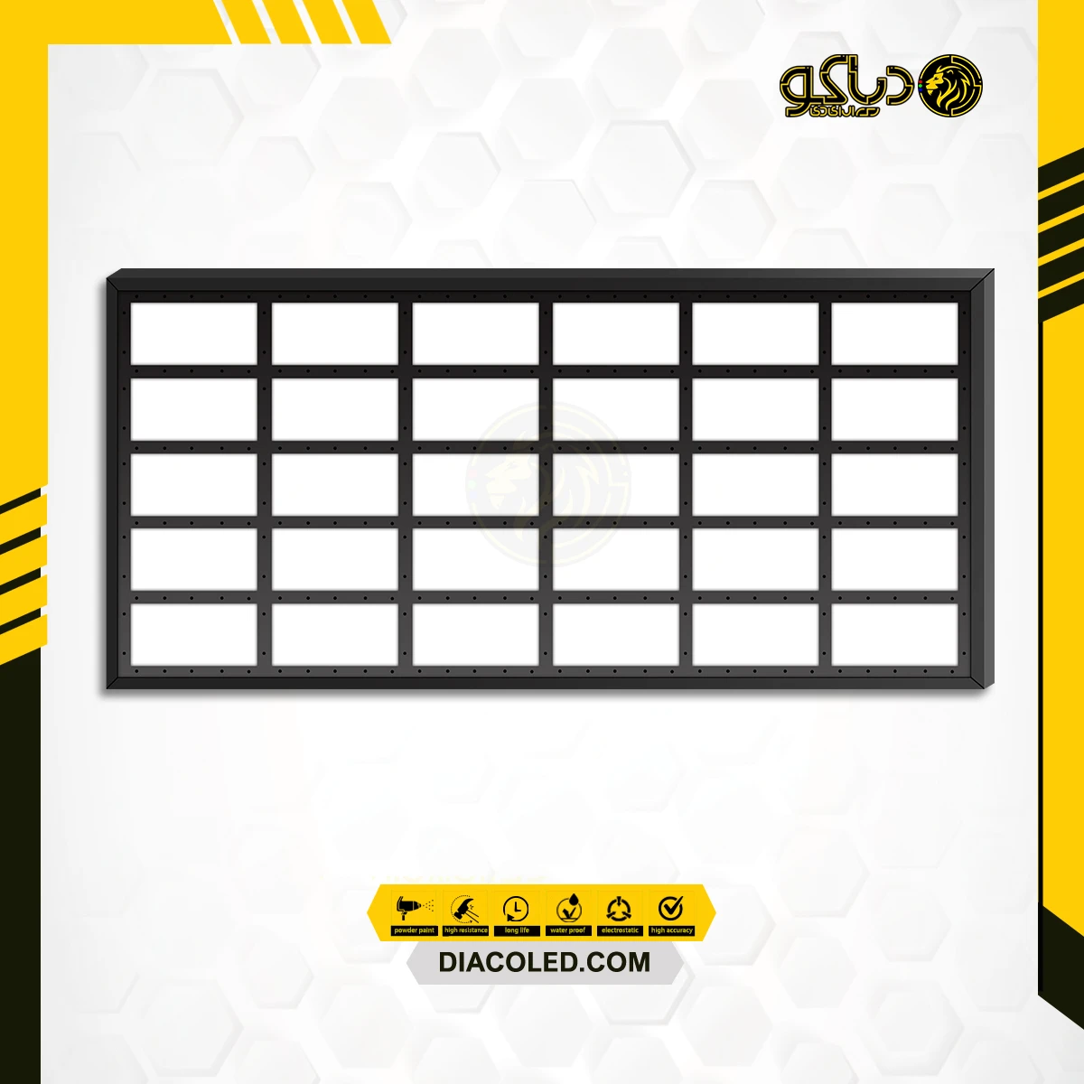 قاب تابلو روان دو طرفه6*5