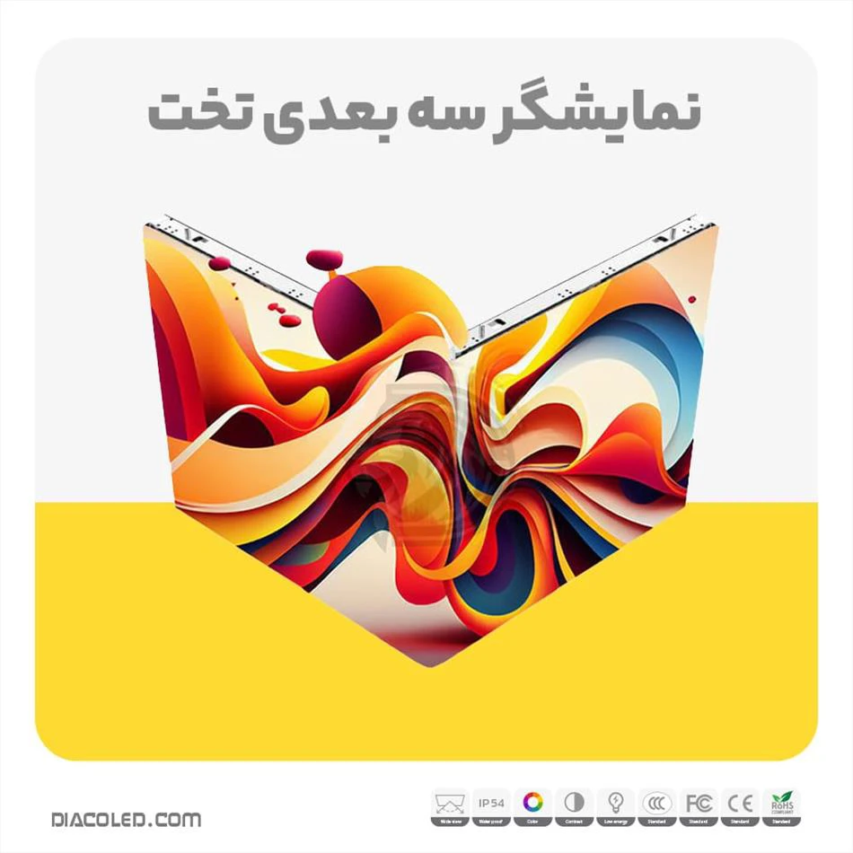 نمایشگر سه بعدی تخت